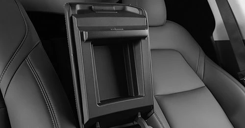 What it looks like without a Tesla Model3 armrest box privacy storage box installed What it looks like without a Tesla Model3 armrest box privacy storage box installed