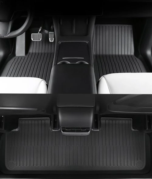 Tesla Model 3 Model Y TPE foot pad effect display Tesla Model 3 Model Y TPE foot pad effect display