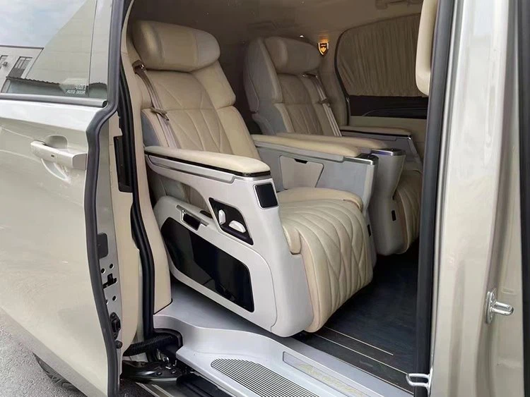 A rendering of the MPV's midrow luxury seats