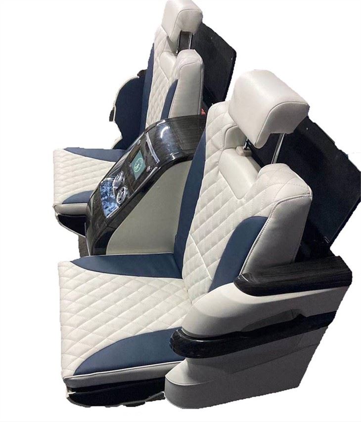 Car Electric Hidden Bar Seat - White 4