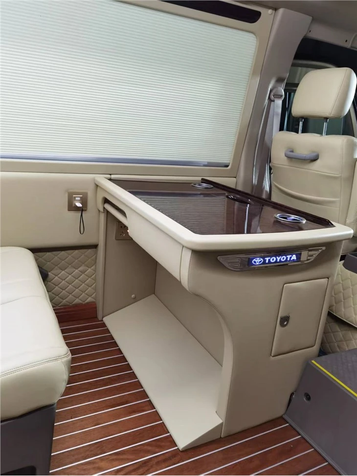 Desg Busnes Teithwyr Bws Moethus Ar Gyfer Toyota Coaster