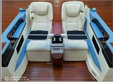 Rear part of Vito double four-seater kit