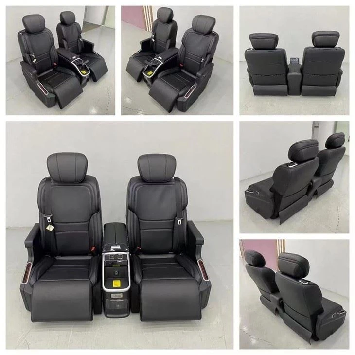 VIP Leather Luxury suv Car rear Seats with arm rest