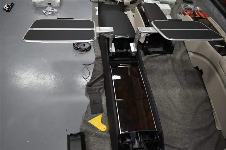 Mercedes-Benz S-Class W223 Rear Luxury Central Armrest with 2 Folding Tables