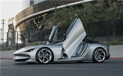 Mae Lansio Supercar Trydan Pur Gan Brandiau Pŵer Newydd America Yn Gyflym iawn.