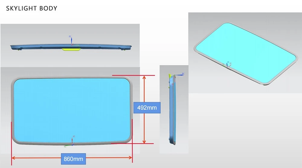luxury sunroof for van